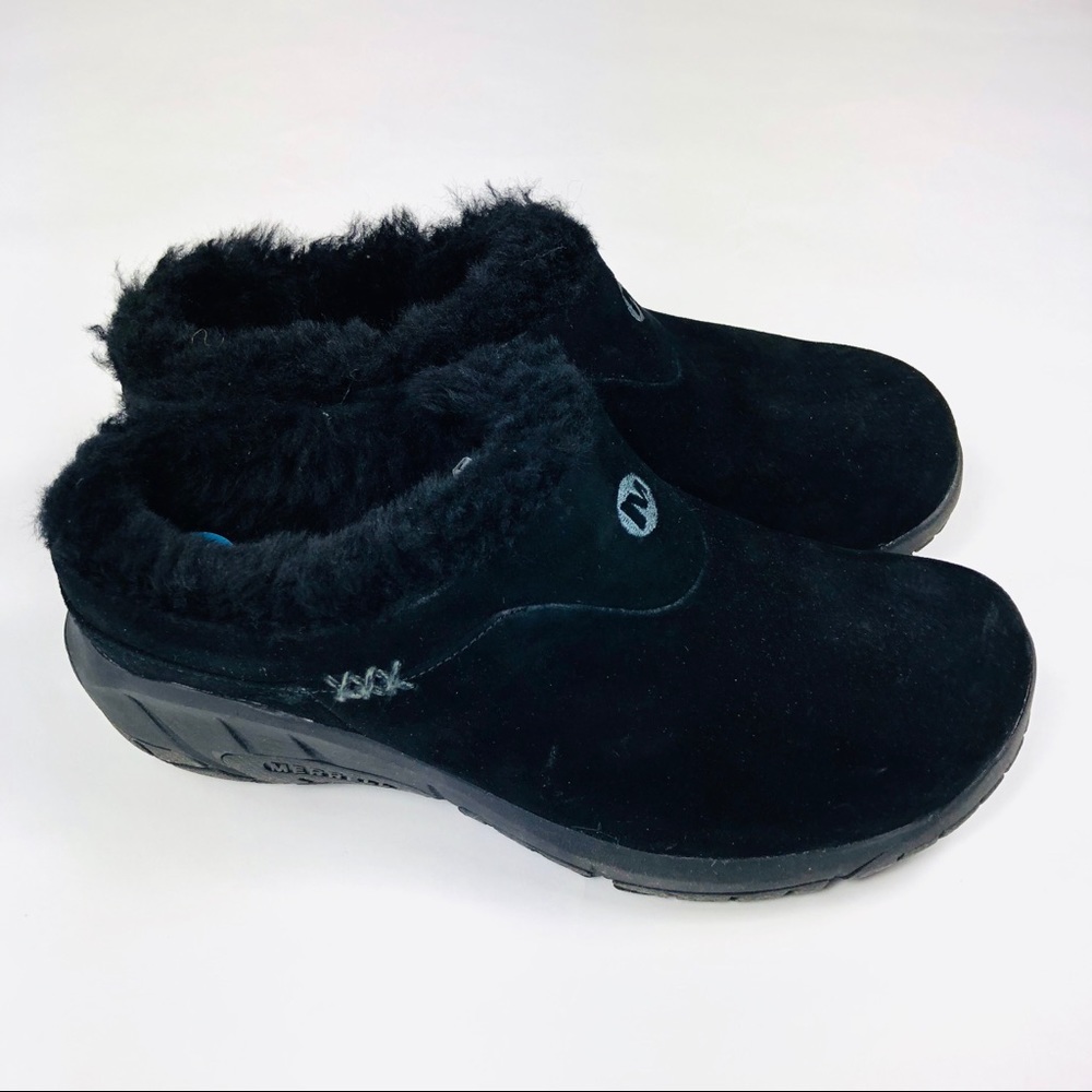 Merrell Encore Ice Merrell Black Suede Shoes New - Picture 5 of 6